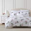 Ensemble de housse de couette réversible rose en coton Martha Stewart-124325430