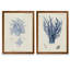 Antique Coral in Navy V par Vincent Van Gogh - ensemble de 2 reproductions d'art encadrées-1692311428-1692311430-1692322126