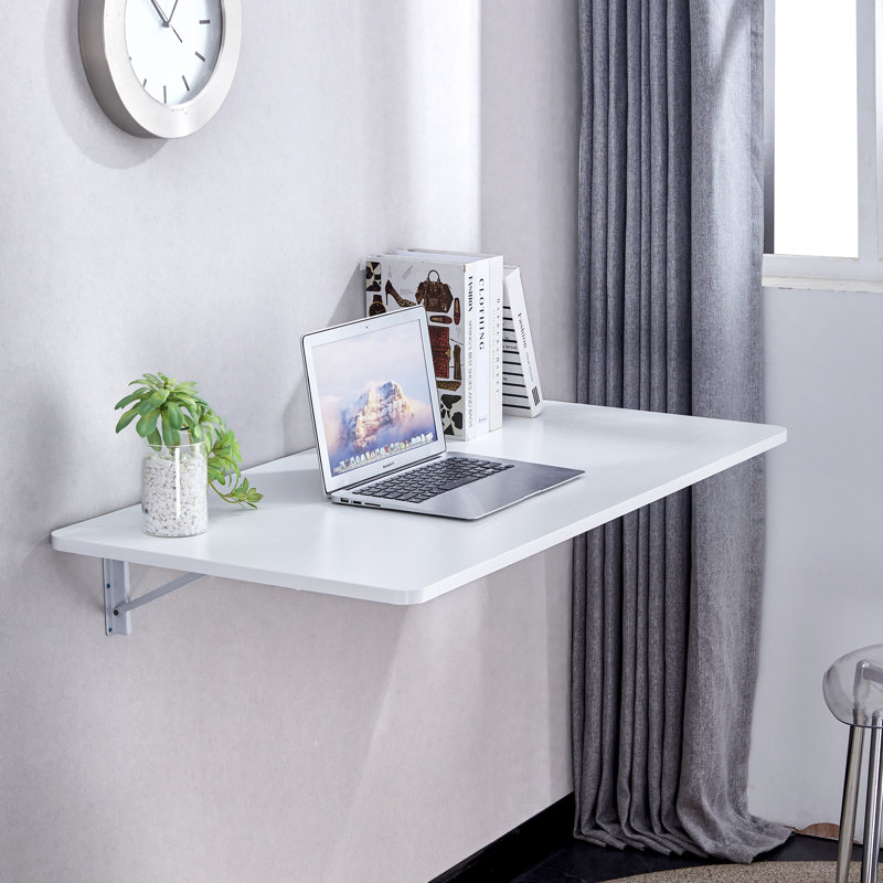 Laundry Room Folding Table Wall Mounted Folding Table for Small Spaces,Fold Down Desk,Workbench,Addition to Garage & Shed/Home Office/Laundry Room/Home Bar/Kitchen & Dining Room 