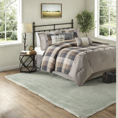 Cozy Herringbone Bedding Sets, Polyester, Farmhouse Style For Home