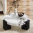 2-Piece Modern Round Nesting Coffee Table Set For Home & Apartment-560702324-560702326