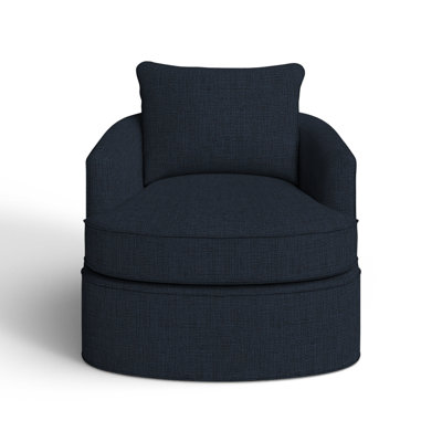Fauteuil demi-tonneau pivotant en polyester 38 po Mills