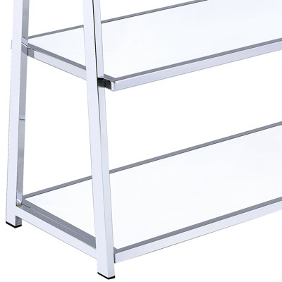 White And 6-Shelf Bookshelf - Functional Home Decor Modern Streamlined Storage Solution