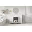 Meuble-lavabo de salle de bain avec lavabo, plusieurs tiroirs et portes de rangement, système de fermeture en douceur, conception classique, idéal pour un usage domestique-445494727