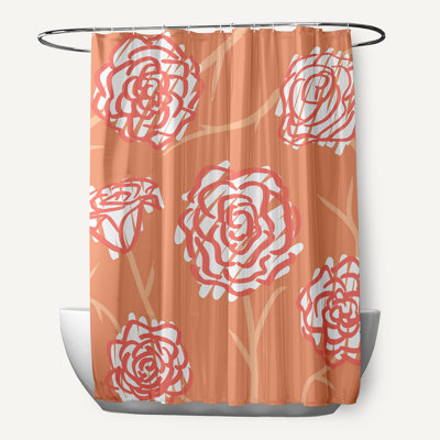 Rideau de douche simple Slezak Spring