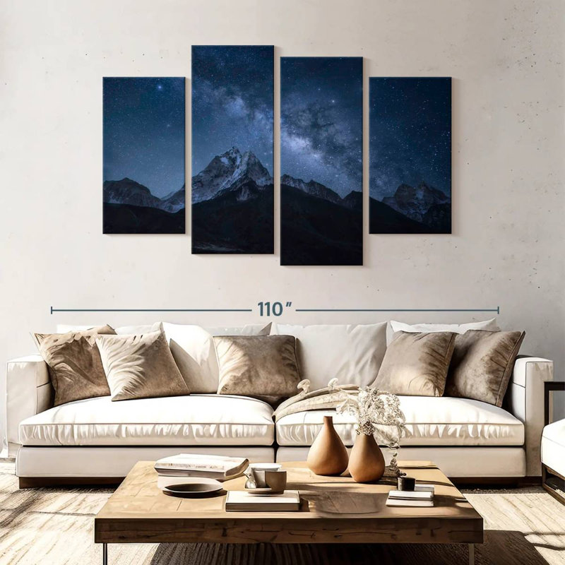 Alvord Starlit Ama Dablam Peaks, H 54 po x l 84 po