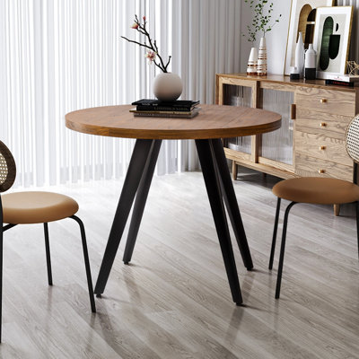 Jakyren 31.5'' Wood Round Dining Table