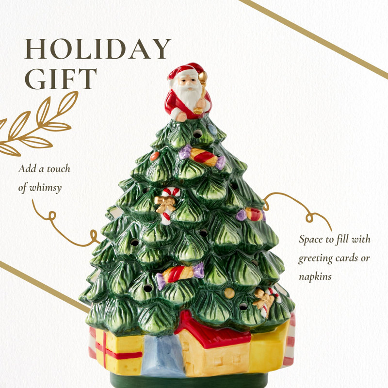Spode Christmas Tree Figural Napkin Holder