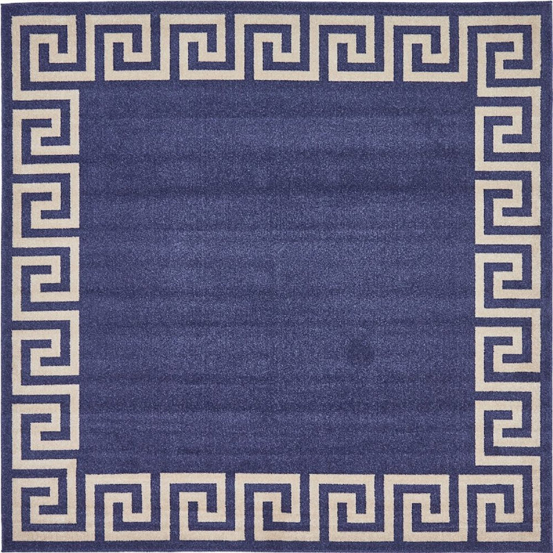 Balabak Geometric Indoor Rug, Square 8'