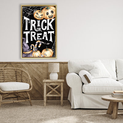 Cadre flottant Trick Or traiter Creepy Traditions, design par Kim Allen