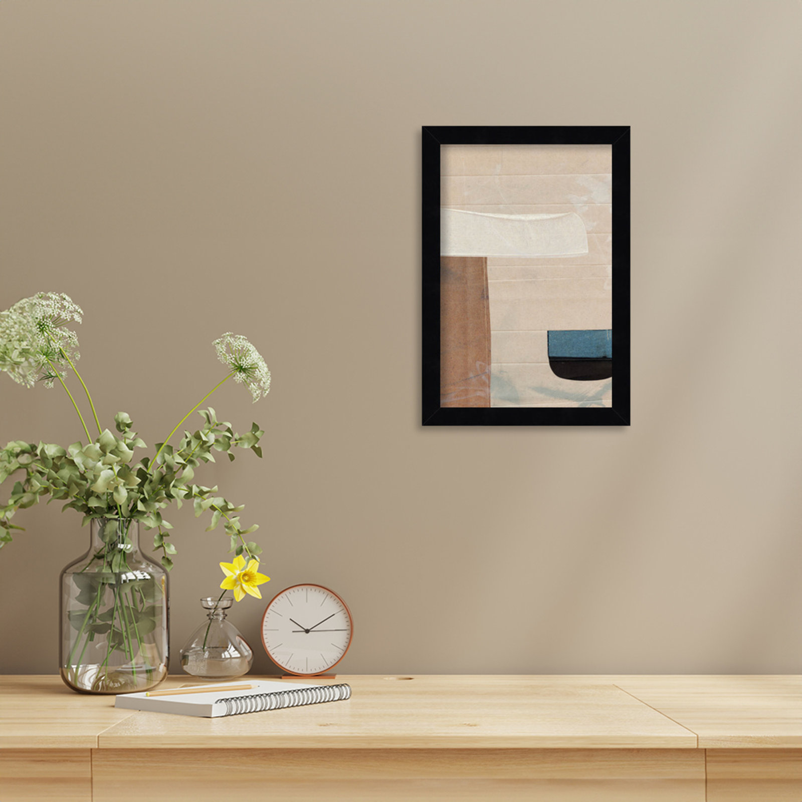 Cleve "Sauna Serenity" Print by Dan Hobday, Black, 13" H x 9" W