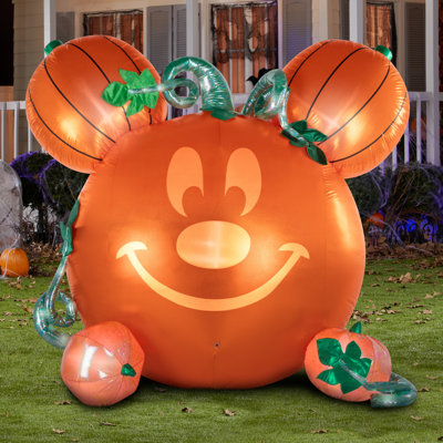 Airblown Halloween, mélange de lumières et de lumières - Mickey avec Emote Glo - Disney