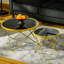 Lyall Glass Top Frame End Table-305379096