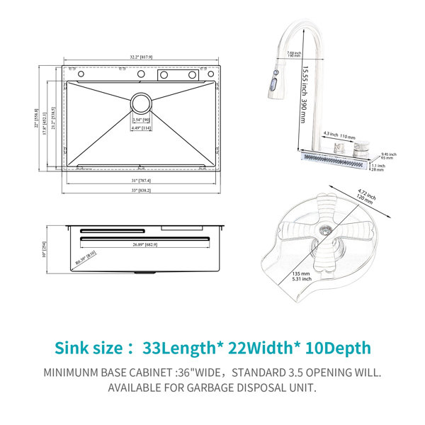 Dimensions du produit