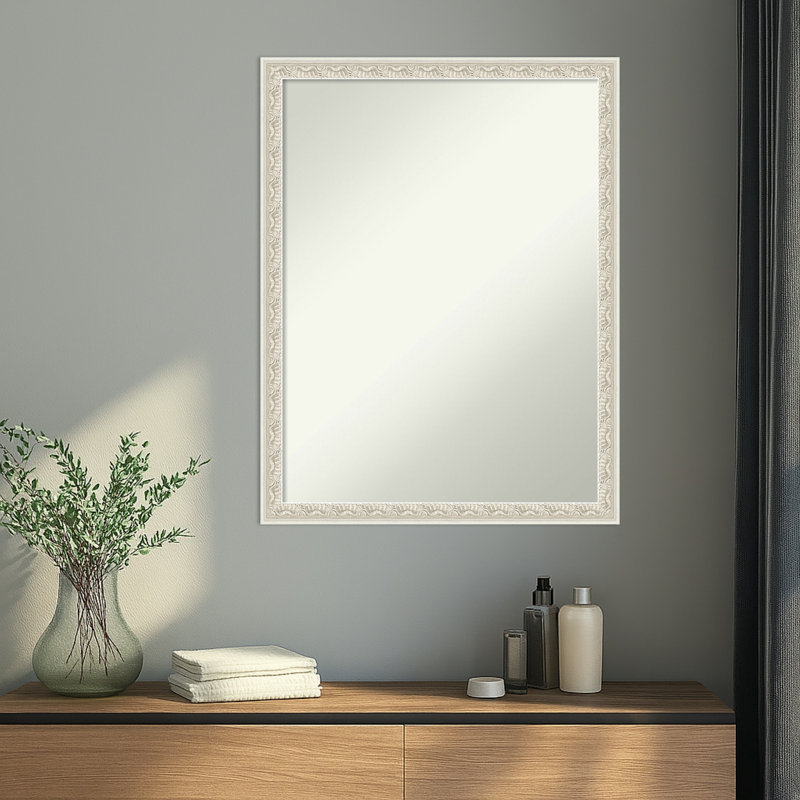 Miroir mural Bethany, 26 po x 20 po, Argent