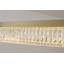 Lustre 4 lumières DEL or avec détails en cristal transparent