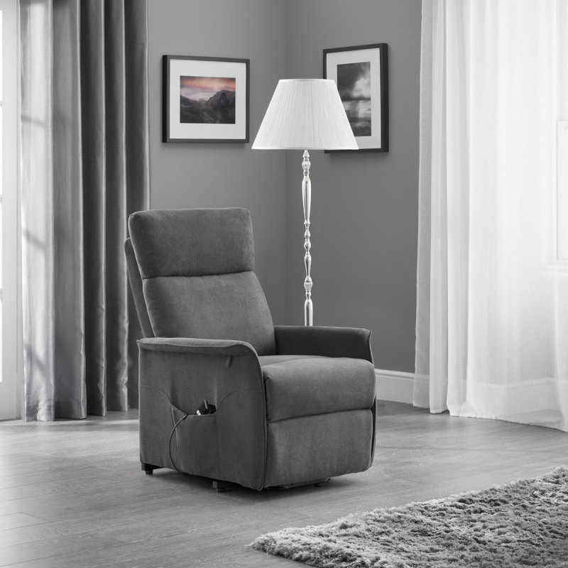 Quinlynn 67cm Wide Standard Recliner, Charcoal Grey