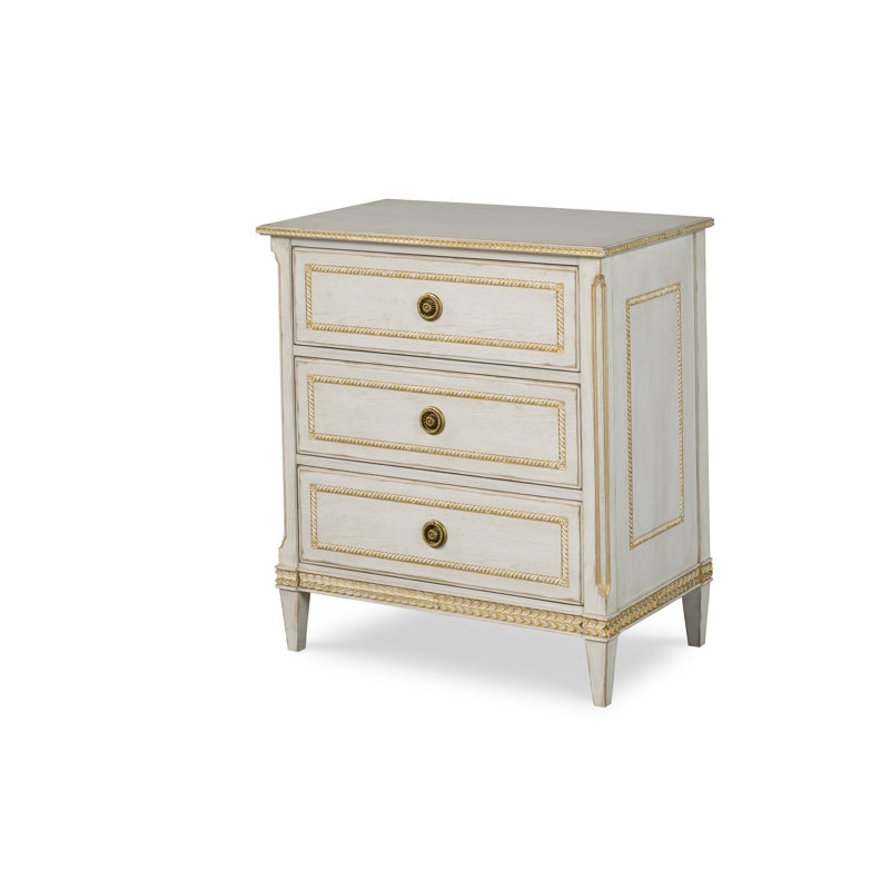 Monarch 3 - Drawer Solid Wood Nightstand