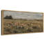 «Countryside Wildflowers Landscape», reproduction d'art sur toile encadrée-100937132-111695661