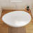 Fslefay 71'' Freestanding Bathtub Solid Surface Deep Soaking Tubs