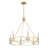 6-Light Chandelier in Spun Gold-101255928