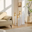 Vase de plancher en métal Mikinzi