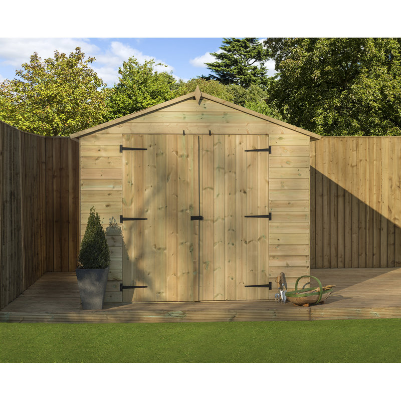 Premier Apex 8 Ft. W x 8 Ft. D Shiplap Wooden Shed