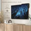 Astronomie et espace «Forest Night Sky Canvas Print»-101457028