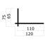 Lasita Mini Bar 4 x 2.5 Ft. Cabin Decoration (44mm)