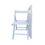 Ensemble de 2 chaises pliantes en bois