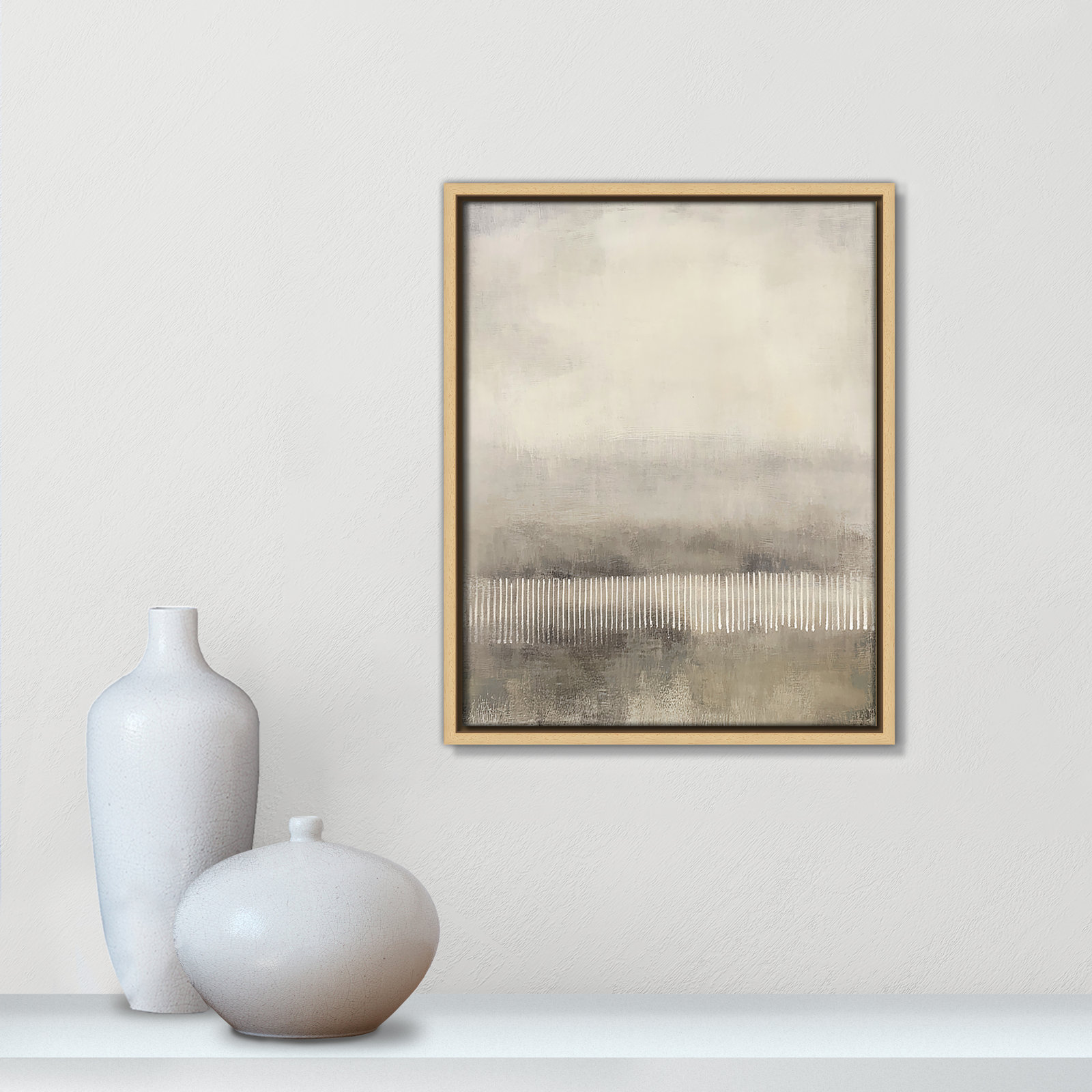Balanced Silence I Print by Irena Orlov, 15.5" H x 12.5" W, Natural Floater