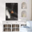 Moody Skull Moody, gothique foncé, citrouille, illustrations, art moderne, rustique-101791586-101791587