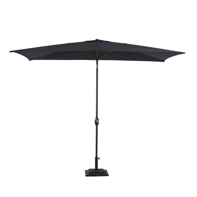 Parasol de marché rectangulaire 10 pi x 6 pi 6 po Chinwe, Bleu marine