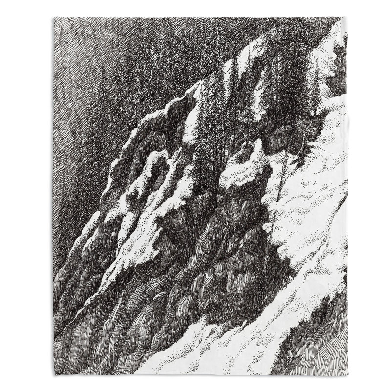 Couverture sherpa doux wyoming 1, l 68 po x L 80 po