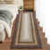 Machine Washable Rug for Living Room Braided Print Non-Slip Area Rug Stain Resistant Carpet for Dining Room Bedroom Nursery Office