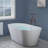 Triple Handle Floor Mounted Tub Filler With Handshower-50703378
