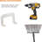 6-piece Metal Pegboard Wall Organizer – Ultimate Garage Tool Storage Kit