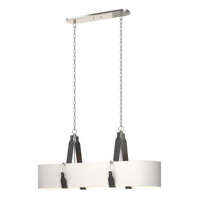 Luminaire suspendu linéaire à 4 lumières pour îlot de cuisine Saratoga