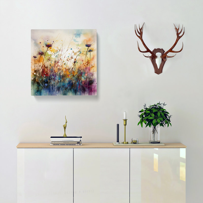 Modern Wall Art - Wrapped Canvas, 35cm H x 35cm W x 3cm D