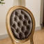 Ensemble de chaises de salle à manger rembourrées en similicuir avec tête cloutée, dossier capitonné-121054353