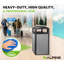 Poubelle commerciale avec couvercle verrouillable et doublure Alpine Industries - 40 gallons