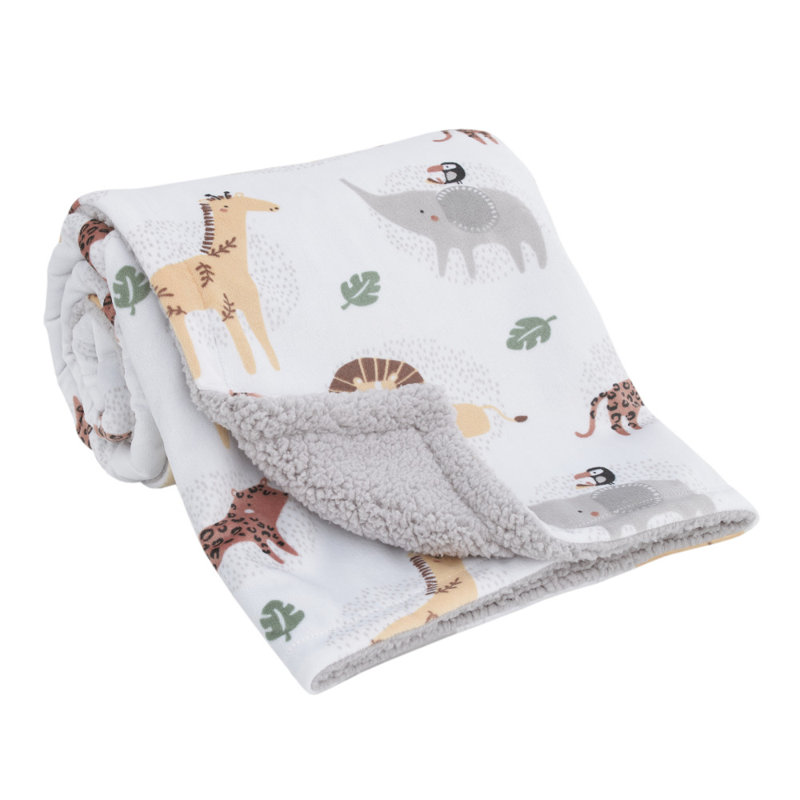 Couverture pour bébé en molleton Sara
