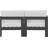 Kylis 60'' Wide Aluminum Loveseat with Cushions-61209781-61189502