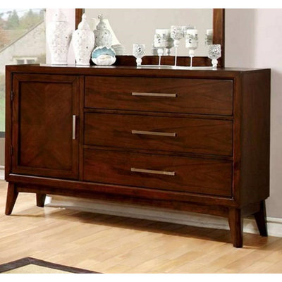 Weimar Solid Wood 58 " W 6 - Drawer Dresser