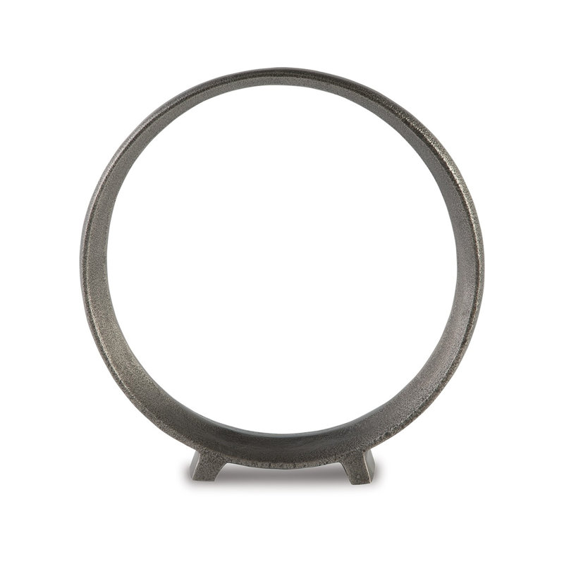 Sculpture Dalie, ensemble de 2, fonte d'aluminium, H 11,50 po x l 11 po x P 2,75 po, Laiton
