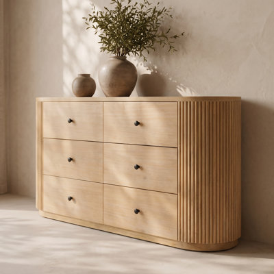 Fitzroy - Modern Natural Acacia Dresser