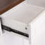 Buffet de style buffet cannelé de 63 po avec rangement, station de café moderne avec 4 portes et 3 tiroirs, console de rangement pour la cuisine, salon, entrée, salle à manger, blanc-277431608