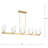 Ten-Light Modern Luxe Linear Chandelier-1015020478