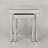 Quinnlynn Mirrored Glass Top Nesting Tables