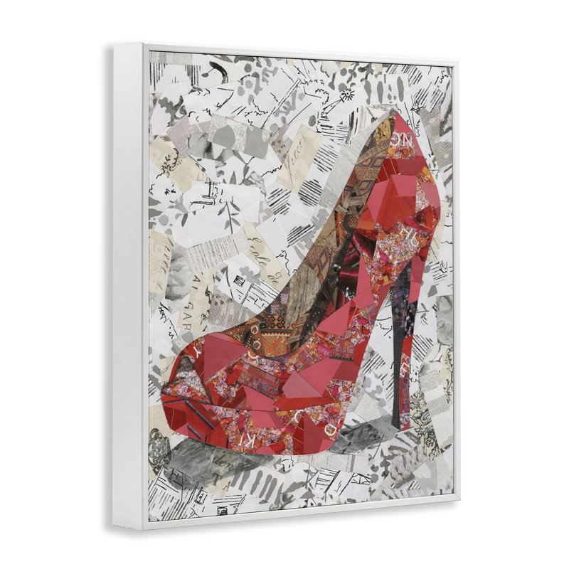 Giclée éclectique encadrée par Coco Good, Estampe numérique encadrée blanc bord de mer, H 14 po x l 11 po